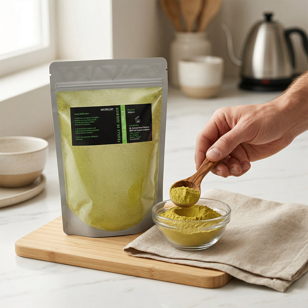 Préparation poudre de Jujubier Natureluxy - Utilisation wellness