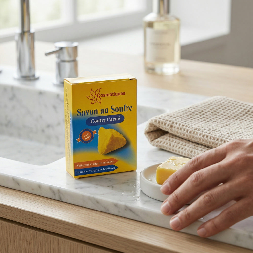 Utilisation savon au Soufre - Nettoyage visage