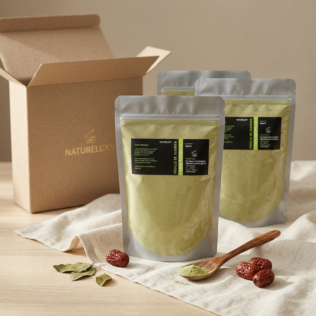 Présentation gamme poudre Jujubier Natureluxy