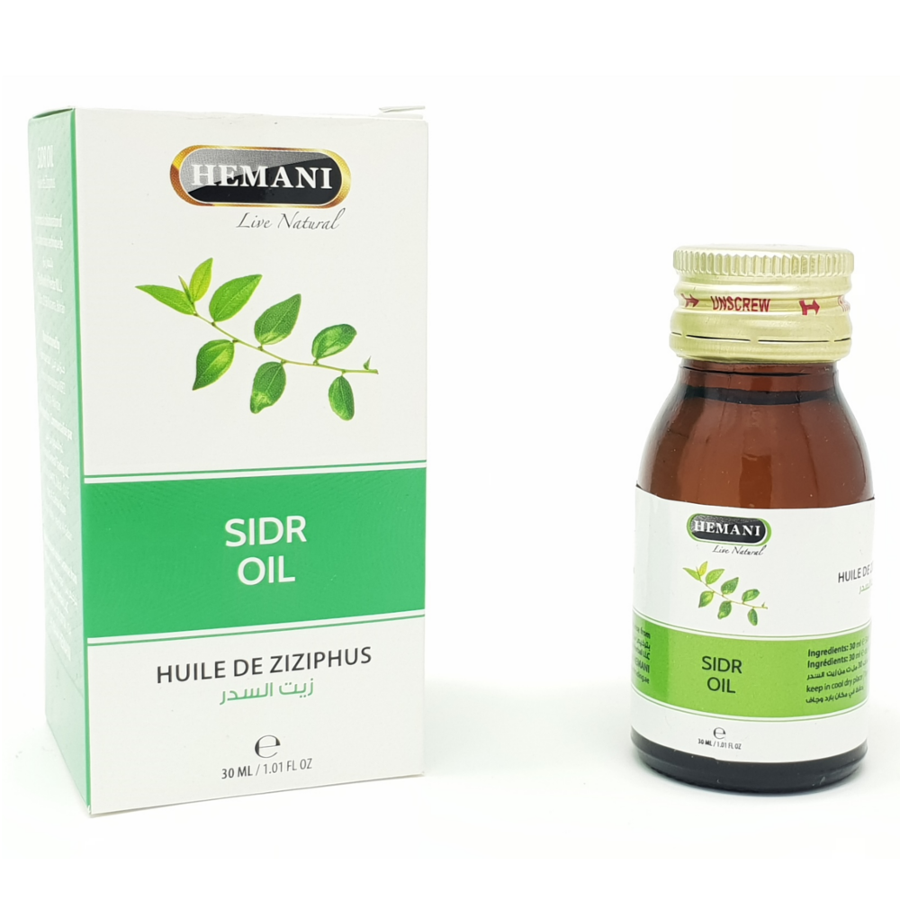 Pack Huile de Sidr 30mL Hemani + Feuille de Sidr (Feuilles de Jujubier) -20%