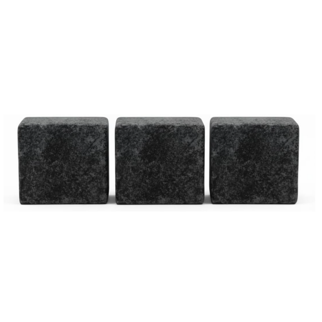 Lot de 3 carrés de musc noir – parfum solide - vue principale