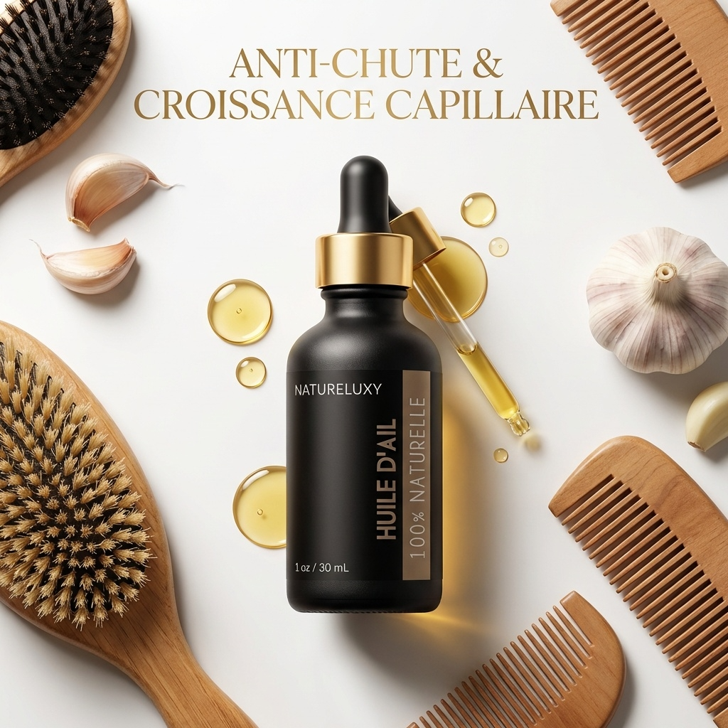 Huile d'Ail 30 mL Pipette - 100% Naturelle