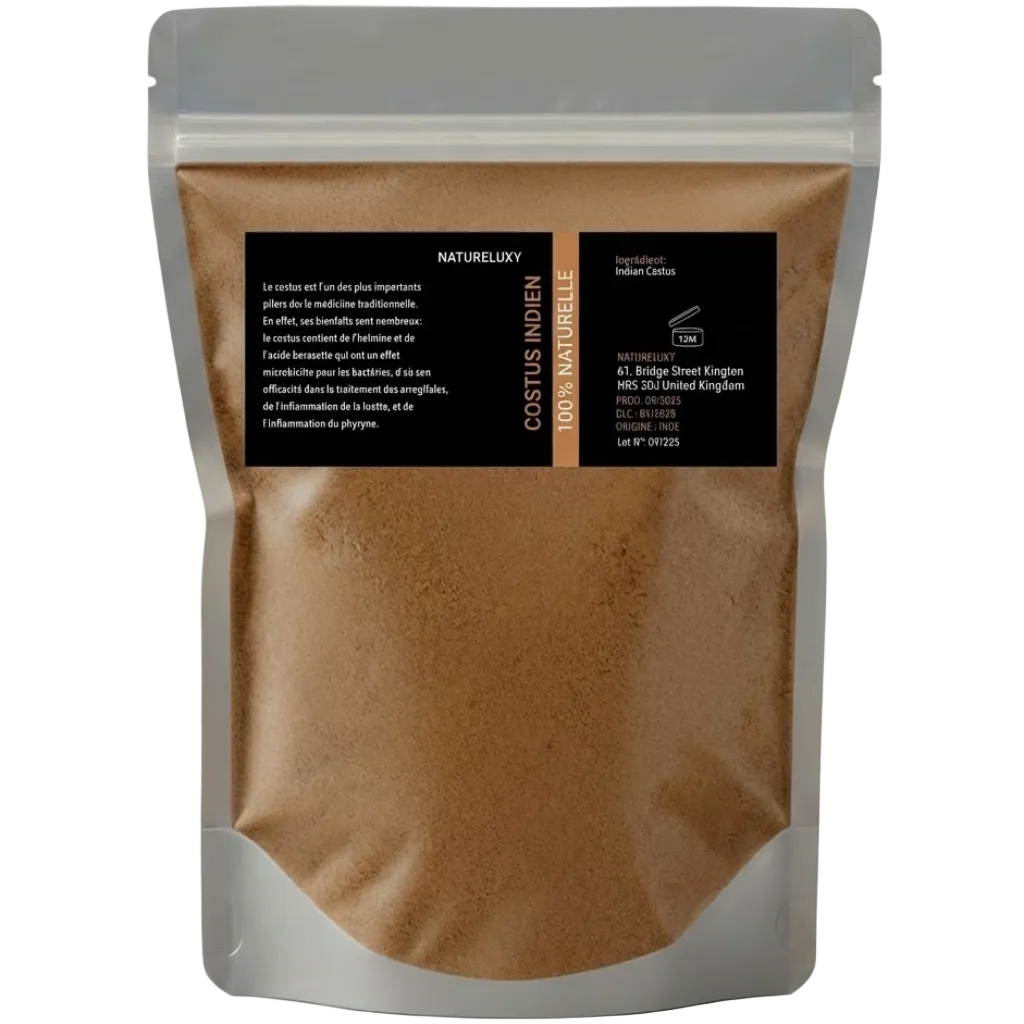 Indisches Costus-Pulver, 1 kg, 100 % natürlich