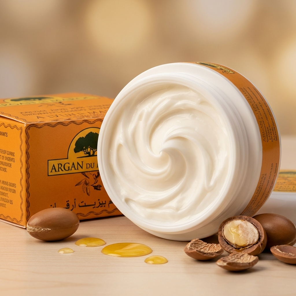 2 Argan-Anti-Falten-Creme aus Marokko, verjüngende Gesichts- und Augenpflege für Tag und Nacht, 100 ml