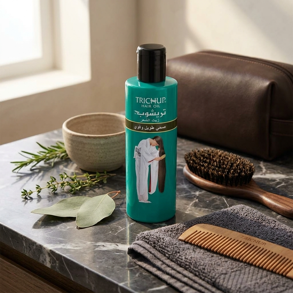 Huile Cheveux Trichup 200 ml – Soin indien pour routine pousse & volume – extraits de plantes