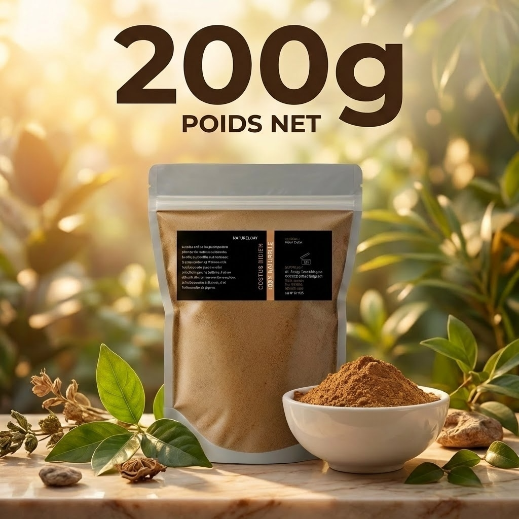 Costus Indien en Poudre 200g — 100% Naturel