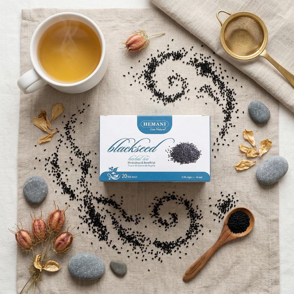 20 Tisanes à la Nigelle Hemani - Infusion en 20 Sachets