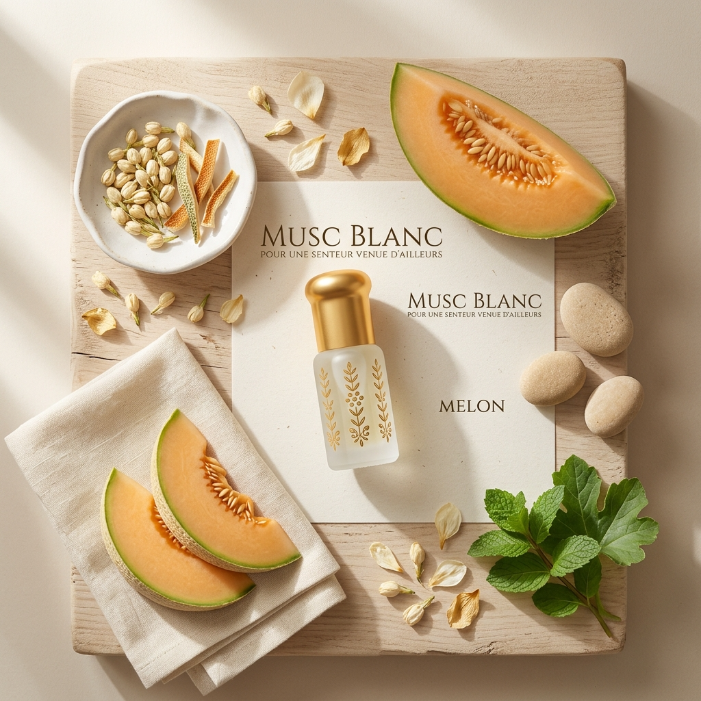 Musc Tahara Melon 3 mL - Musc Blanc Parfumé