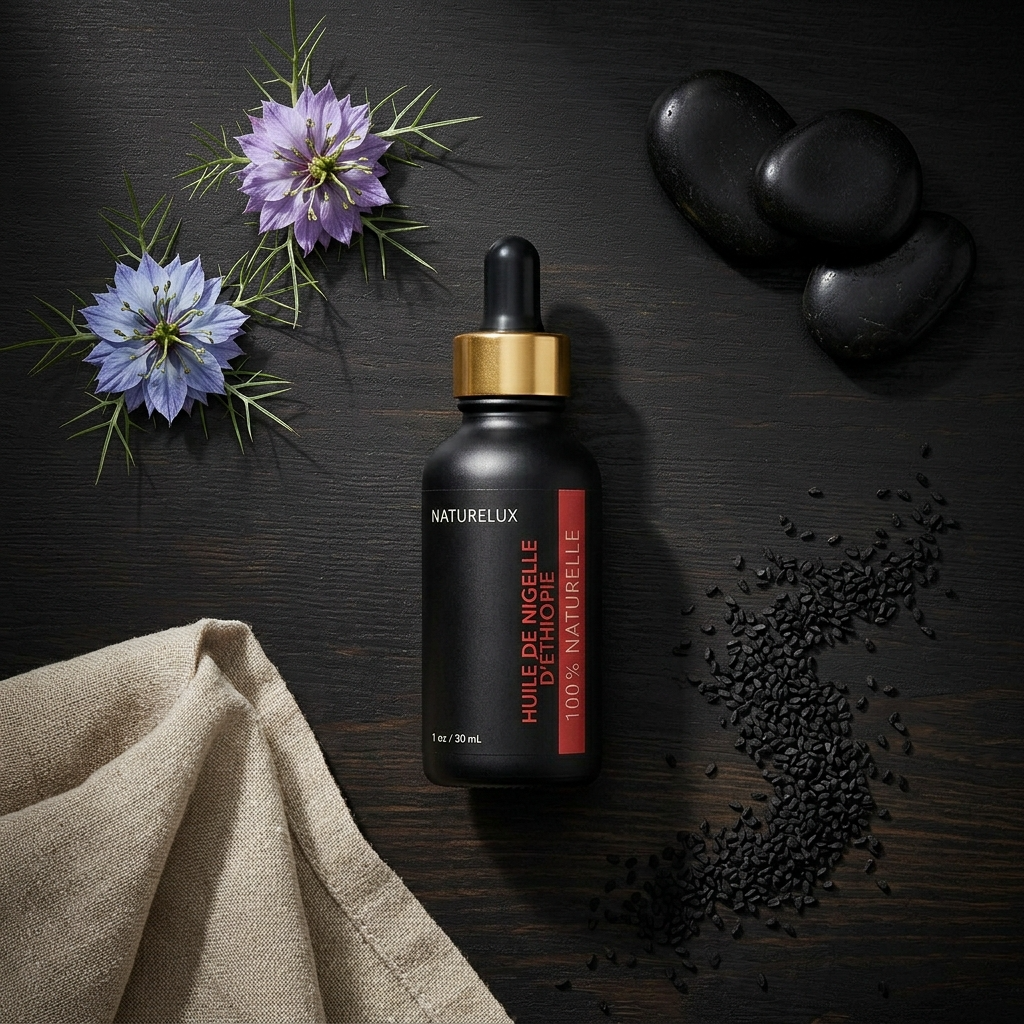 Huile de Nigelle d’Éthiopie 30 ml - Pipette Cheveux et Peau