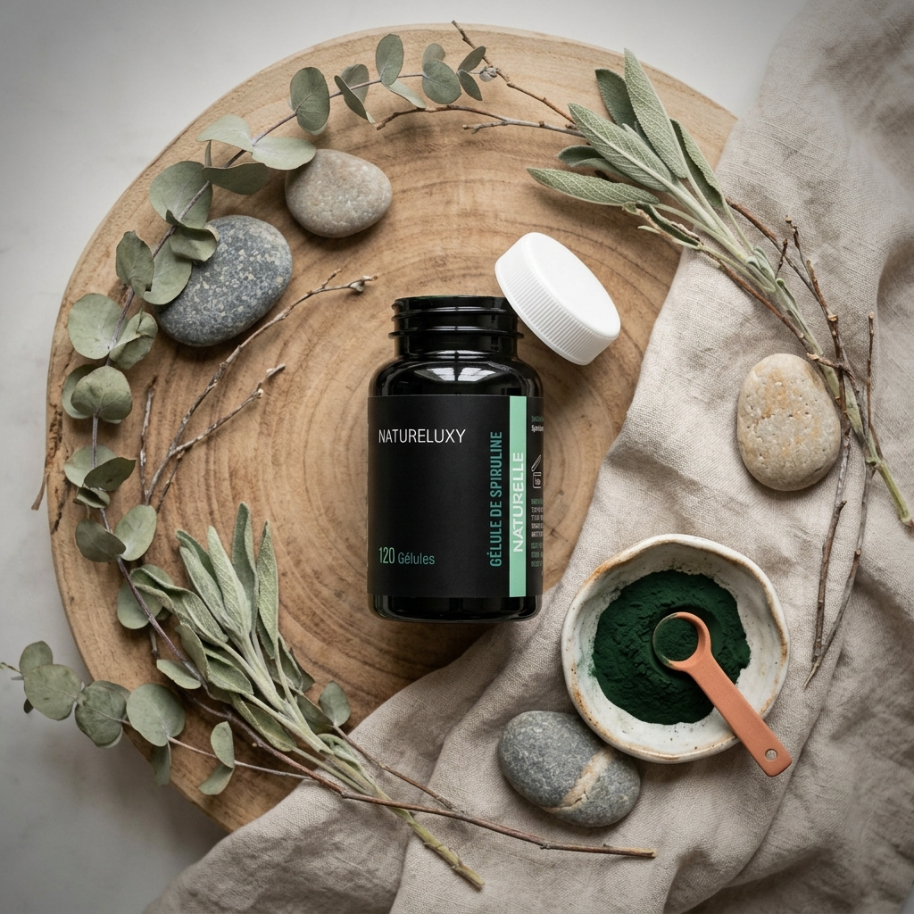 120 Kapseln 100 % pflanzliche Spirulina