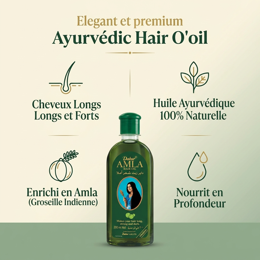 Amla-Öl, 200 ml, indisches Schönheitsöl, stärkend
