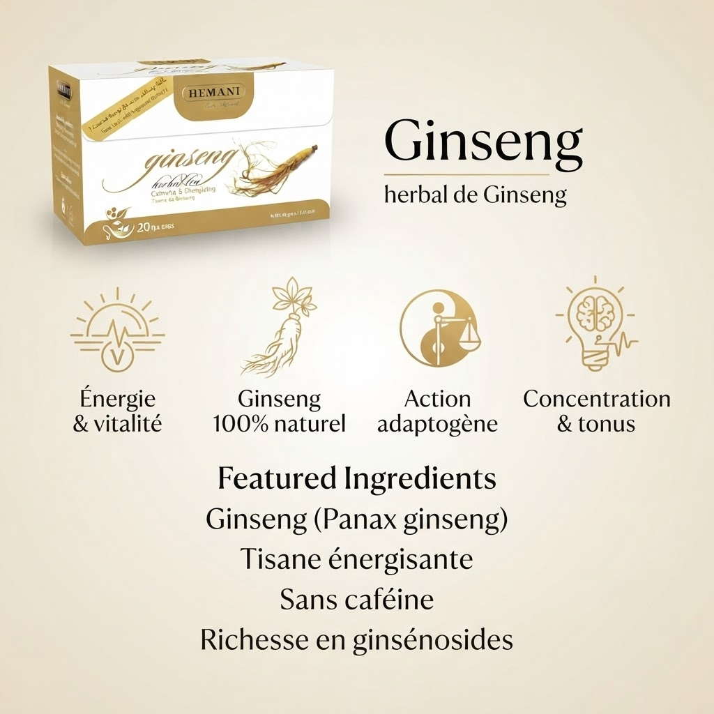 20 Tisanes Ginseng - Hemani