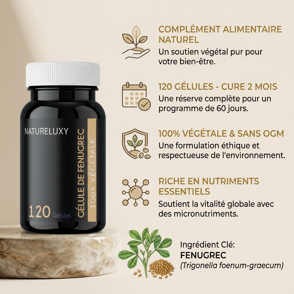 Fenugrec 120 Gélules Végétales 300 mg