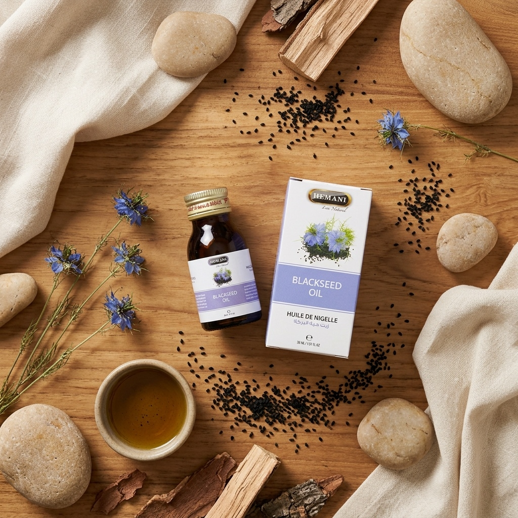 Huile de Nigelle Hemani 30ml – 100% Naturelle Cheveux & Peau (Habba Sawda / Black Seed Oil)