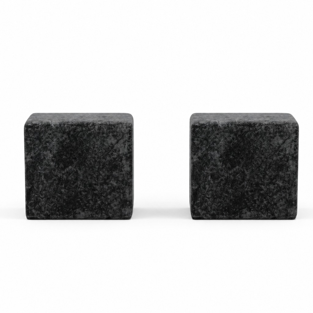 Lot de 2 carrés de musc noir – parfum solide