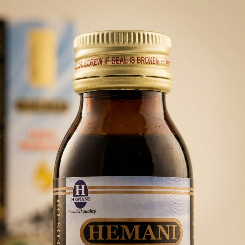 Schwarzkümmelöl 60 ml, 100 % natürliches Hemani