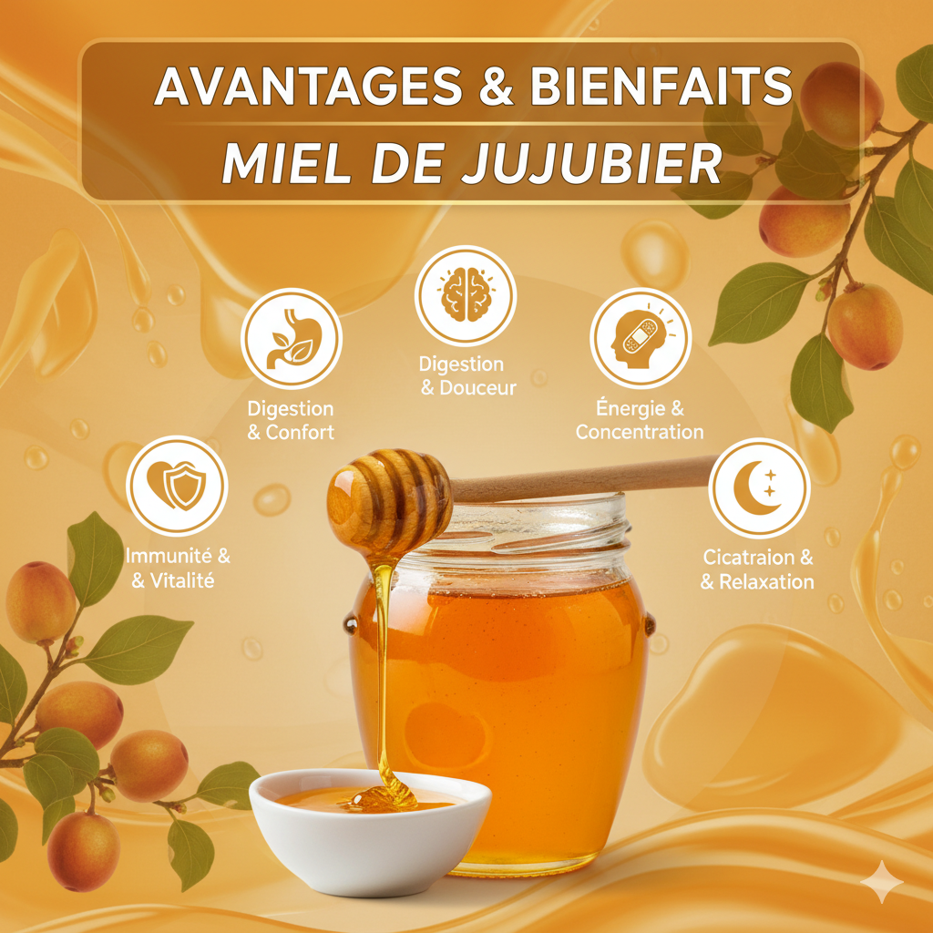 Miel de Sidr (Jujubier) Pur Hemani — 610 g