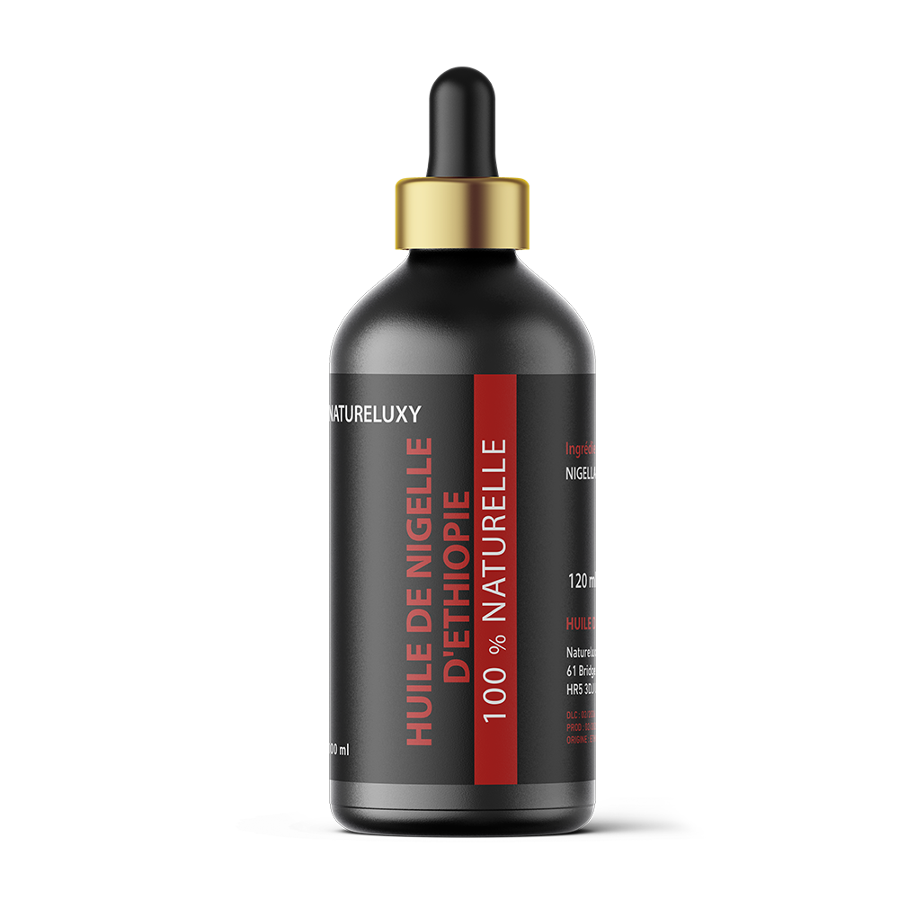Huile de Nigelle d'Ethiopie 100mL pipette 100% Naturel
