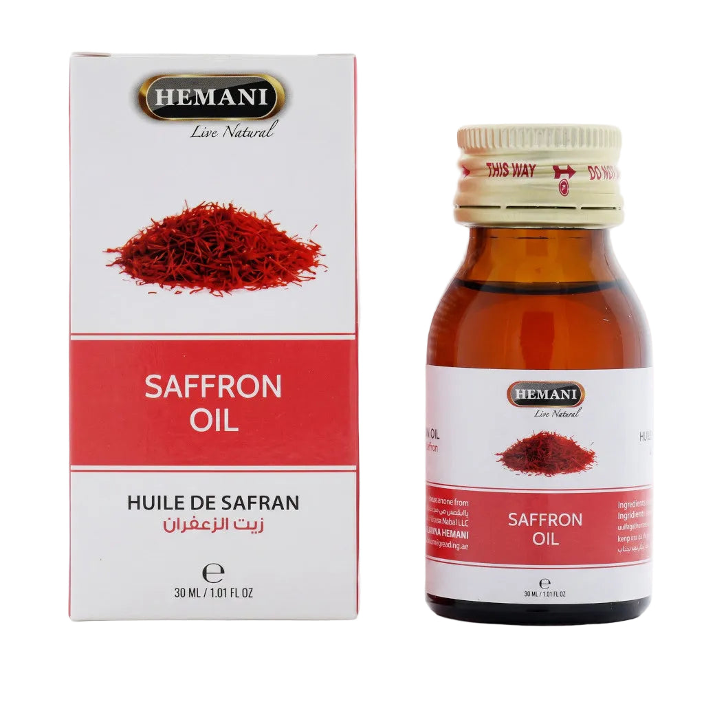 Huile de Safran Hemani 30 ml - Huile de soin