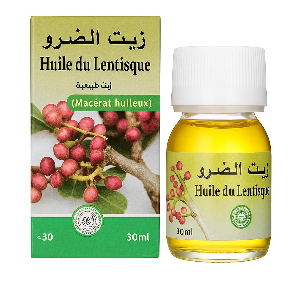 Huile de Lentisque 30mL 100% Naturelle (Mâcérat)
