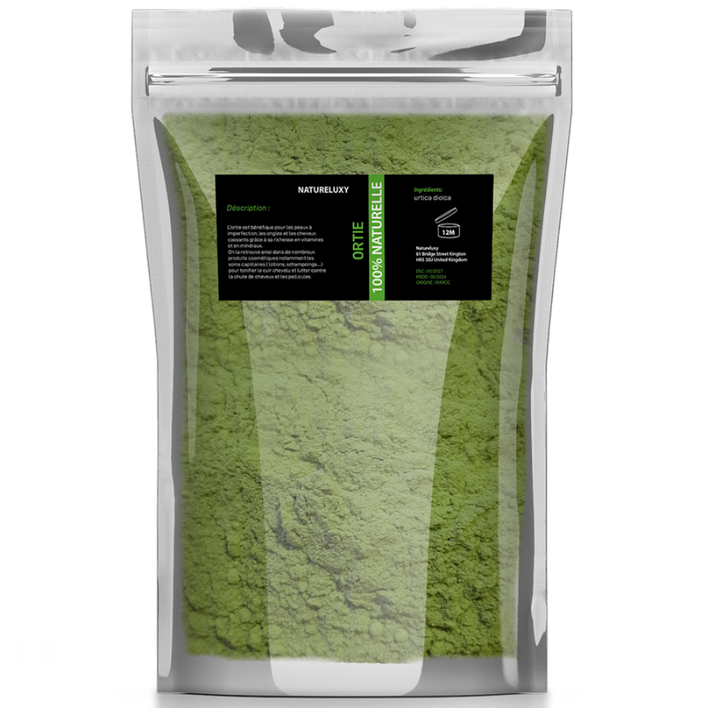 Poudre d’Ortie 1 kg - 100% Feuilles Moulues - Origine Maroc