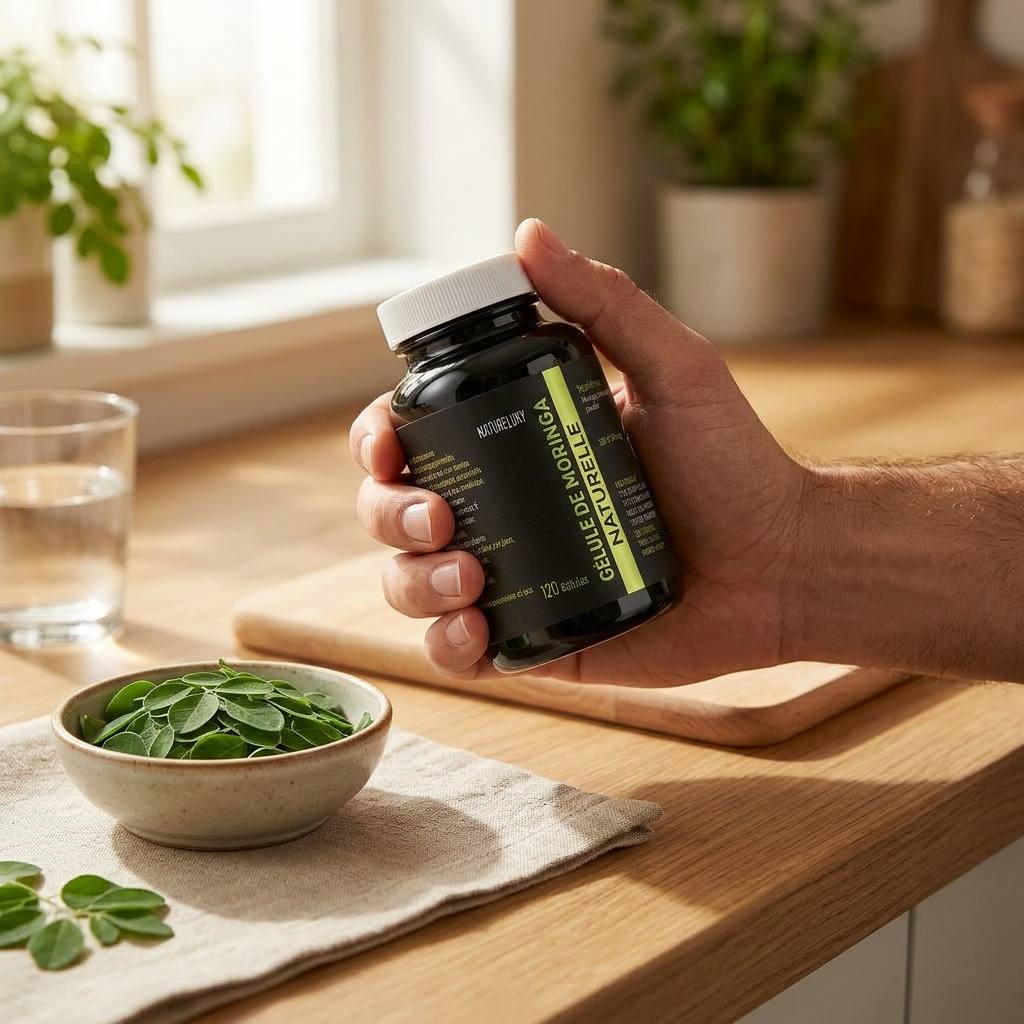 120 gélules de Moringa 100% végétales - 300mg