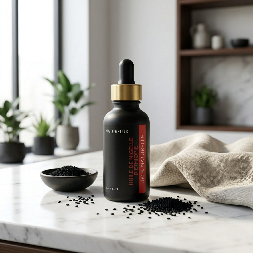 Huile de Nigelle d’Éthiopie 30 ml - Pipette Cheveux et Peau