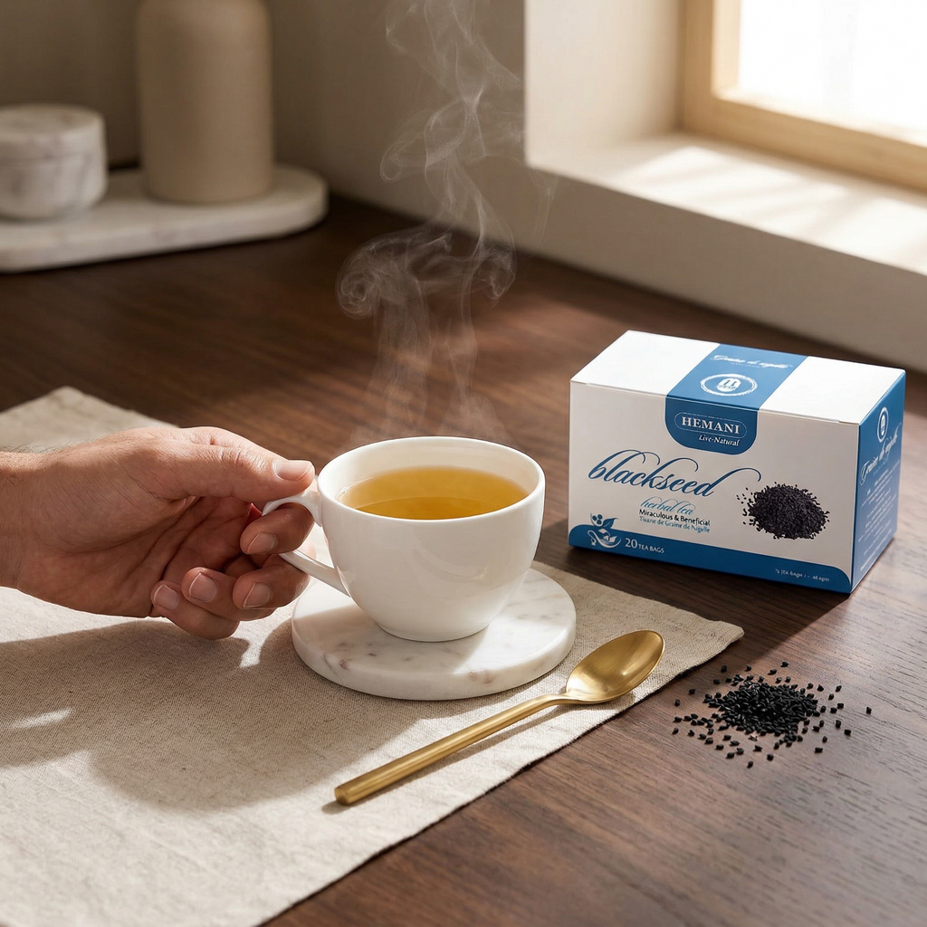 20 Tisanes à la Nigelle Hemani - Infusion en 20 Sachets