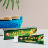 Lot de 5 dentifrice miswak  Dabur SANS FLUOR siwak arak brosse à dent Réduc -20%