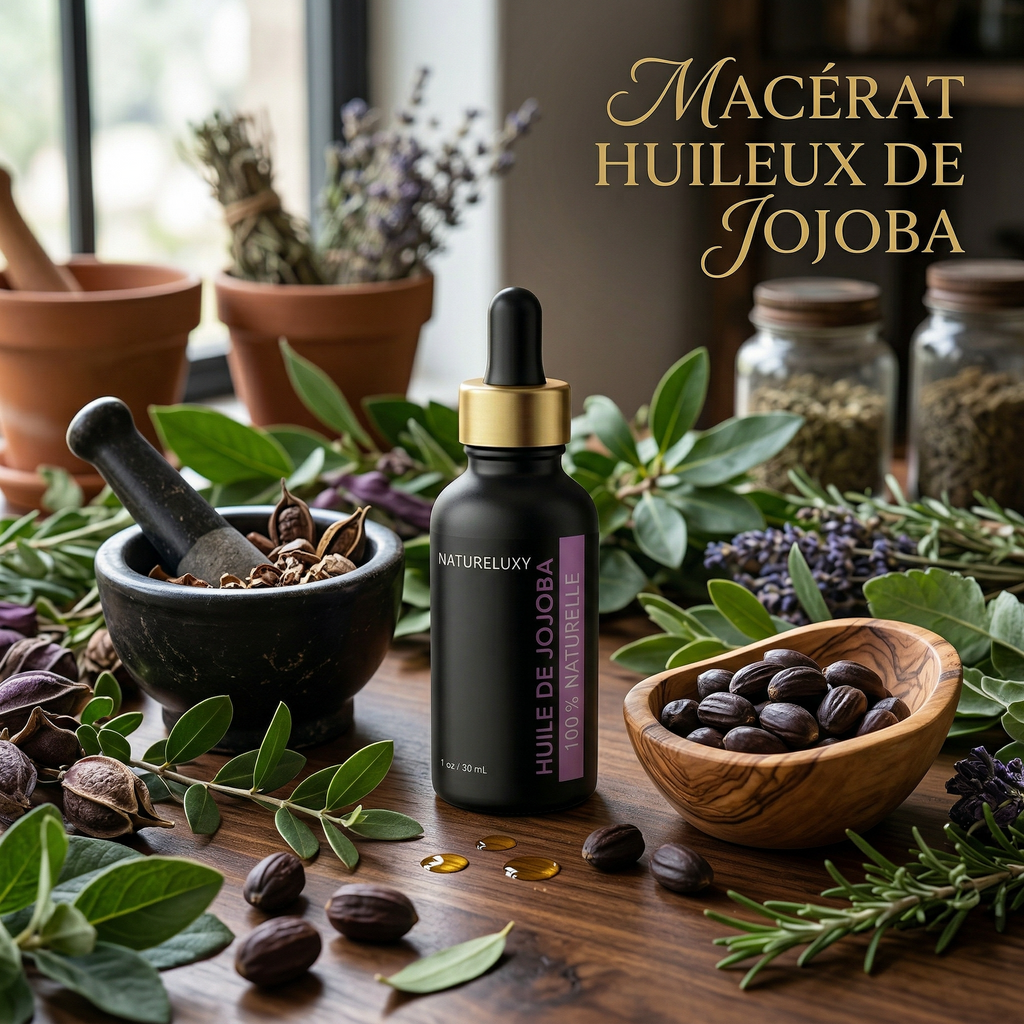 Huile de Jojoba 30 mL Pipette — 100% Naturelle