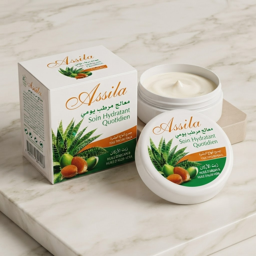 Crème à l'Aloé Vera & Argan 100% Naturel excellent Anti-Ride