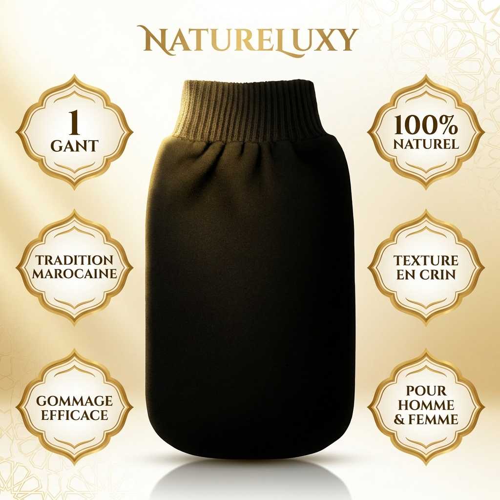 Gant de Gommage Kessa Haute Qualité - 1 Unité