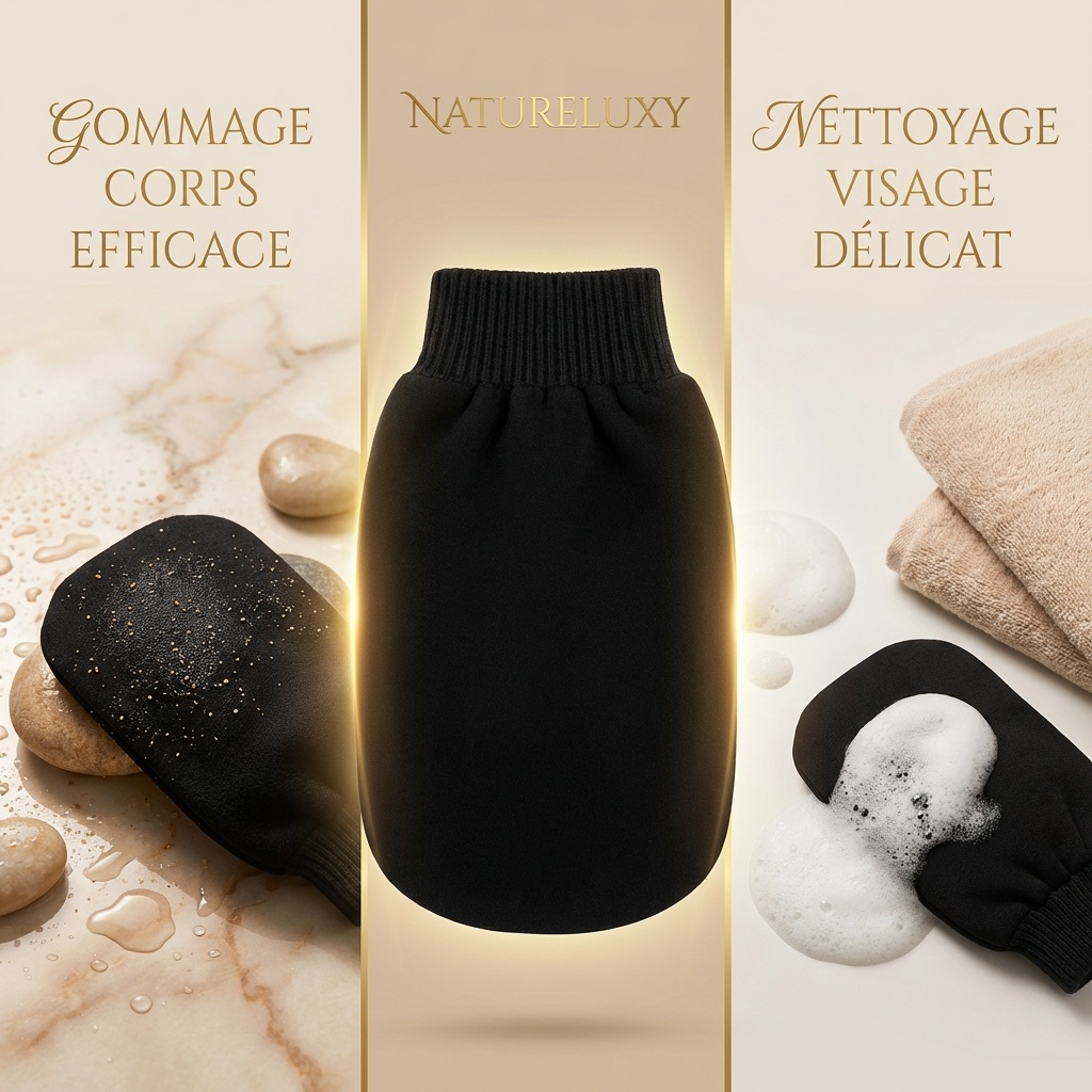 Gant de Gommage Kessa Haute Qualité - 1 Unité