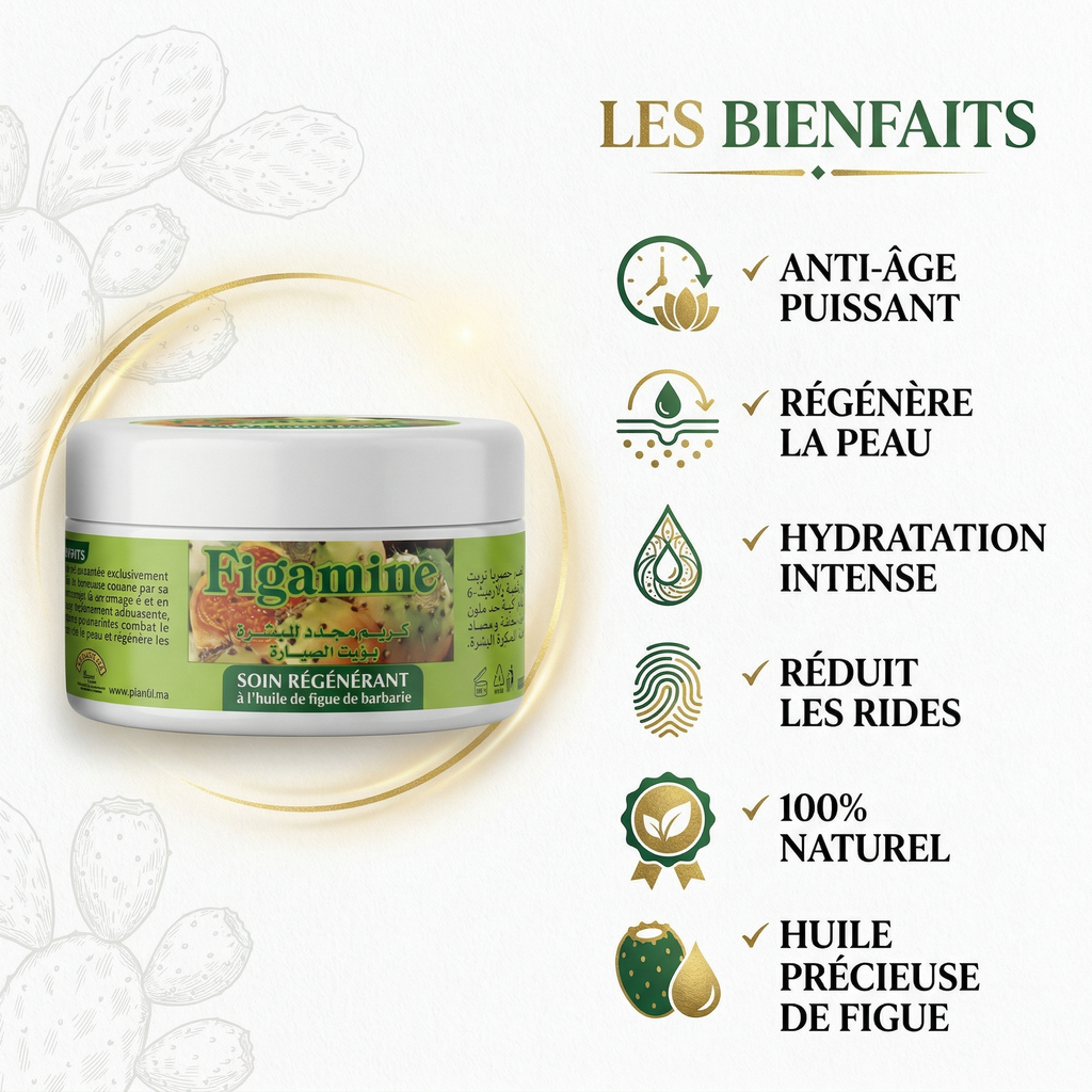 Feigenkaktuscreme 100 ml Figamine regenerierende Behandlung