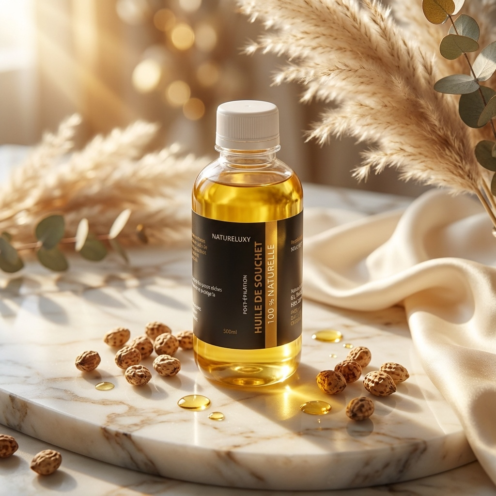 Huile de Souchet 500 mL 100% Naturelle – Macérat – Soin peau & cheveux
