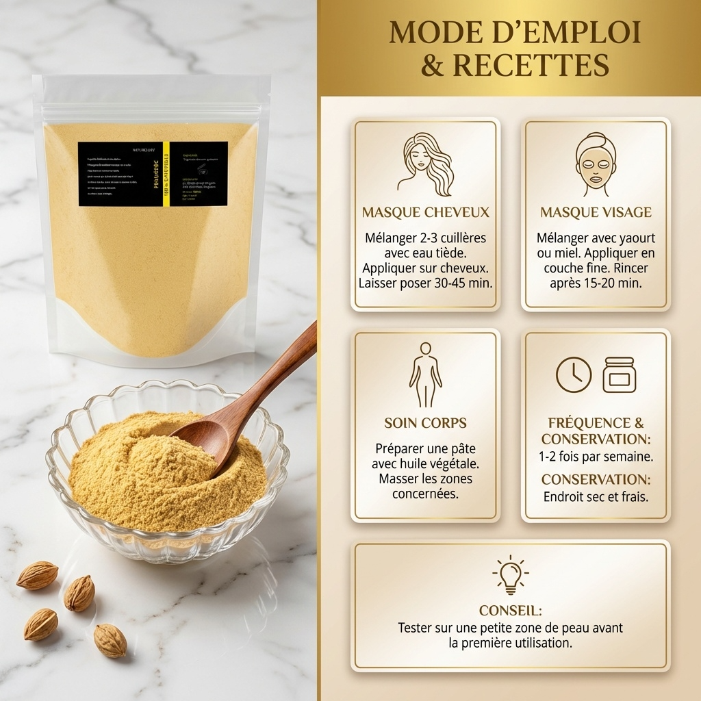Poudre de Fenugrec (Moulu) - 200g