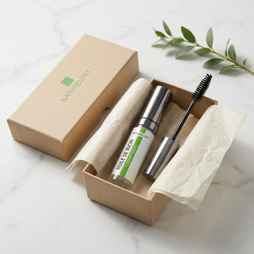 BIO-Rizinusöl in Mascara zum Wimpernwachstum – 10 ml