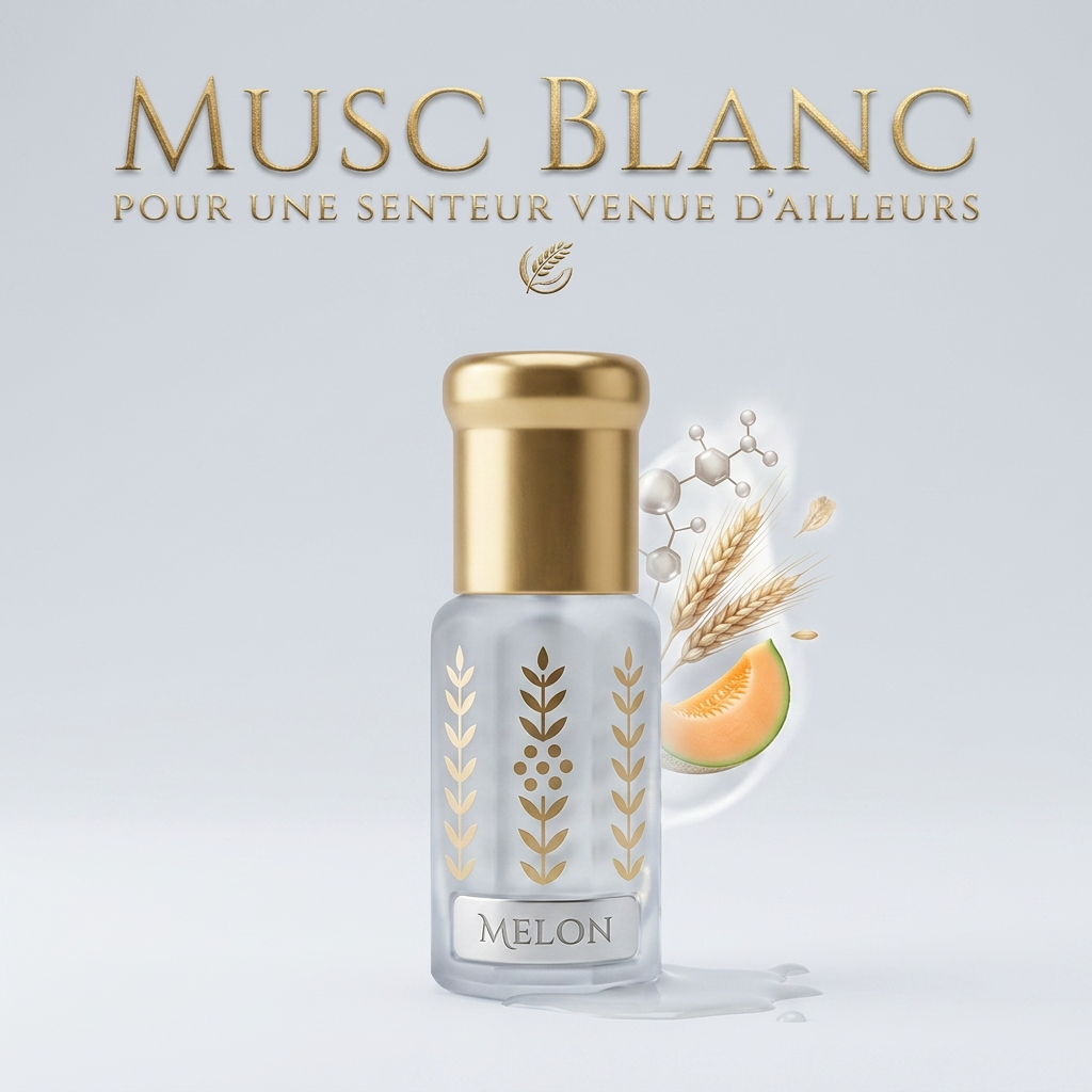 Musc Tahara Melon 3 mL - Musc Blanc Parfumé