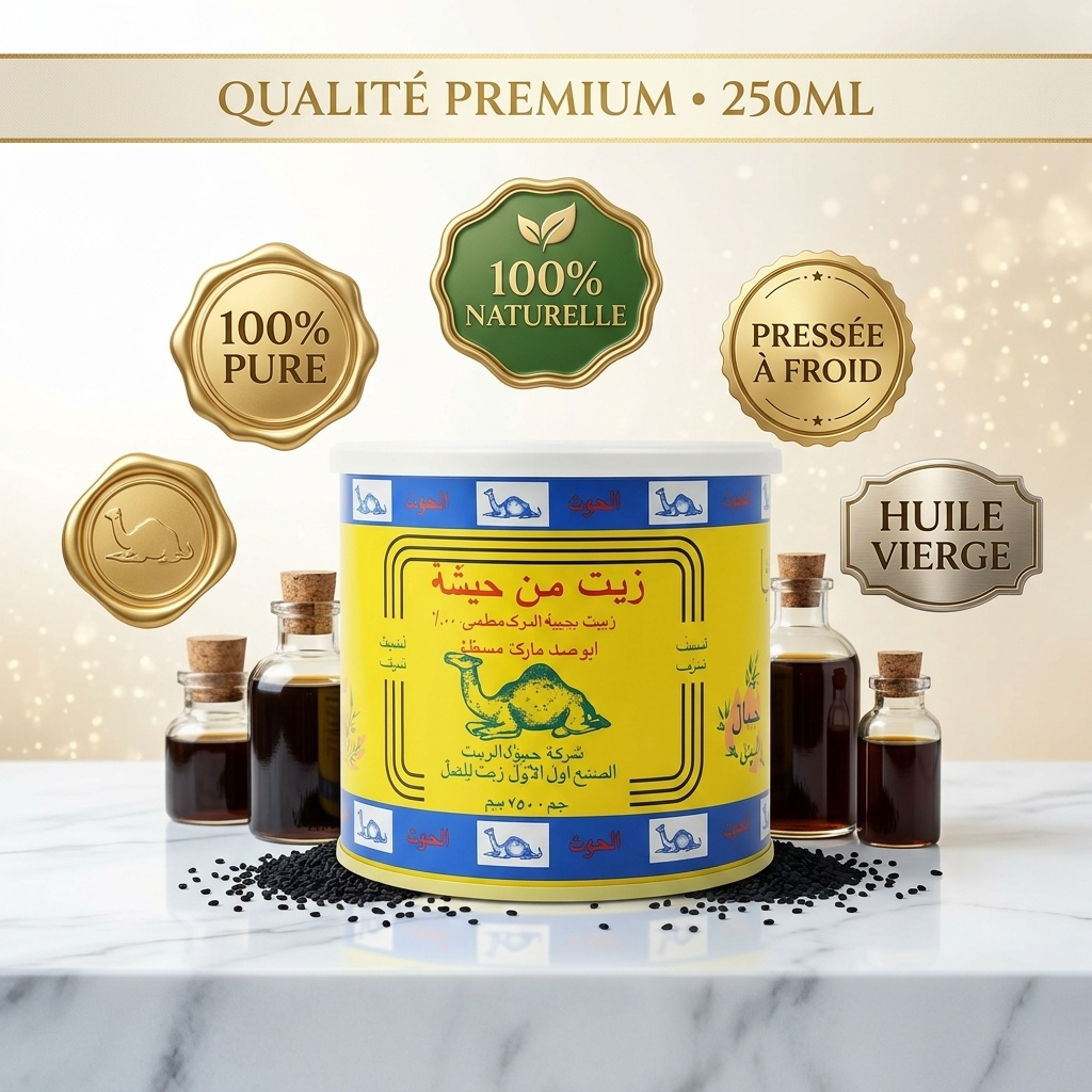 Schwarzkümmelöl 250 ml Abou Jamal 100 % natürlich