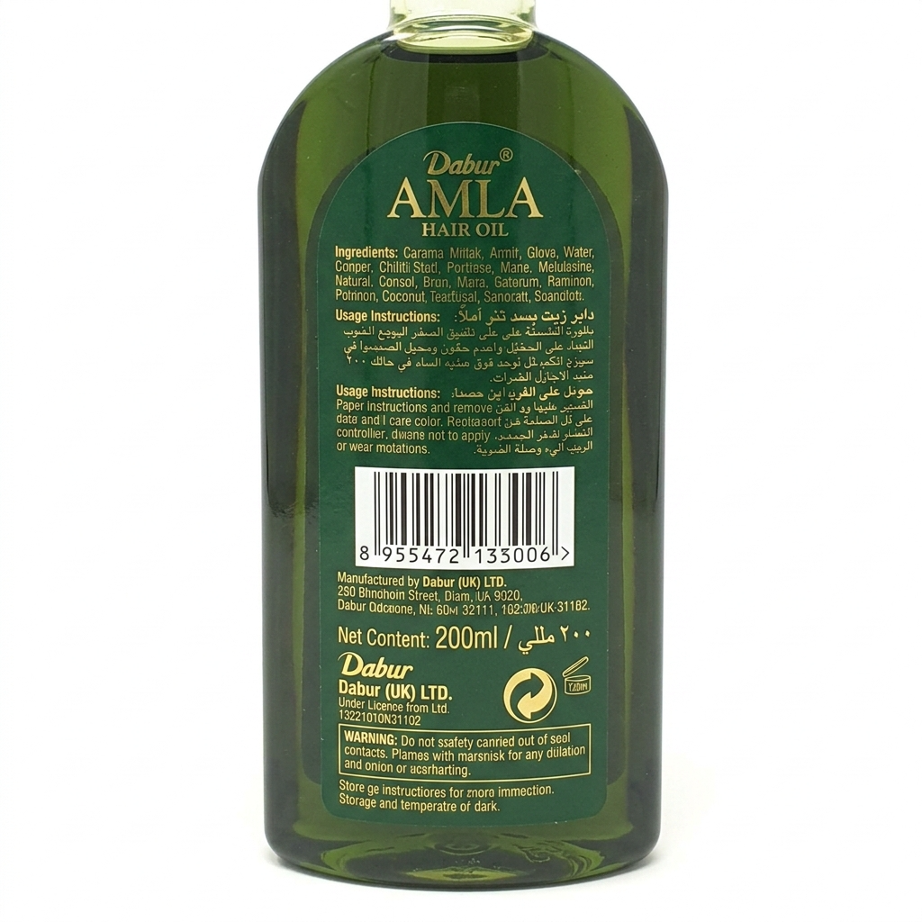 Amla-Öl, 200 ml, indisches Schönheitsöl, stärkend