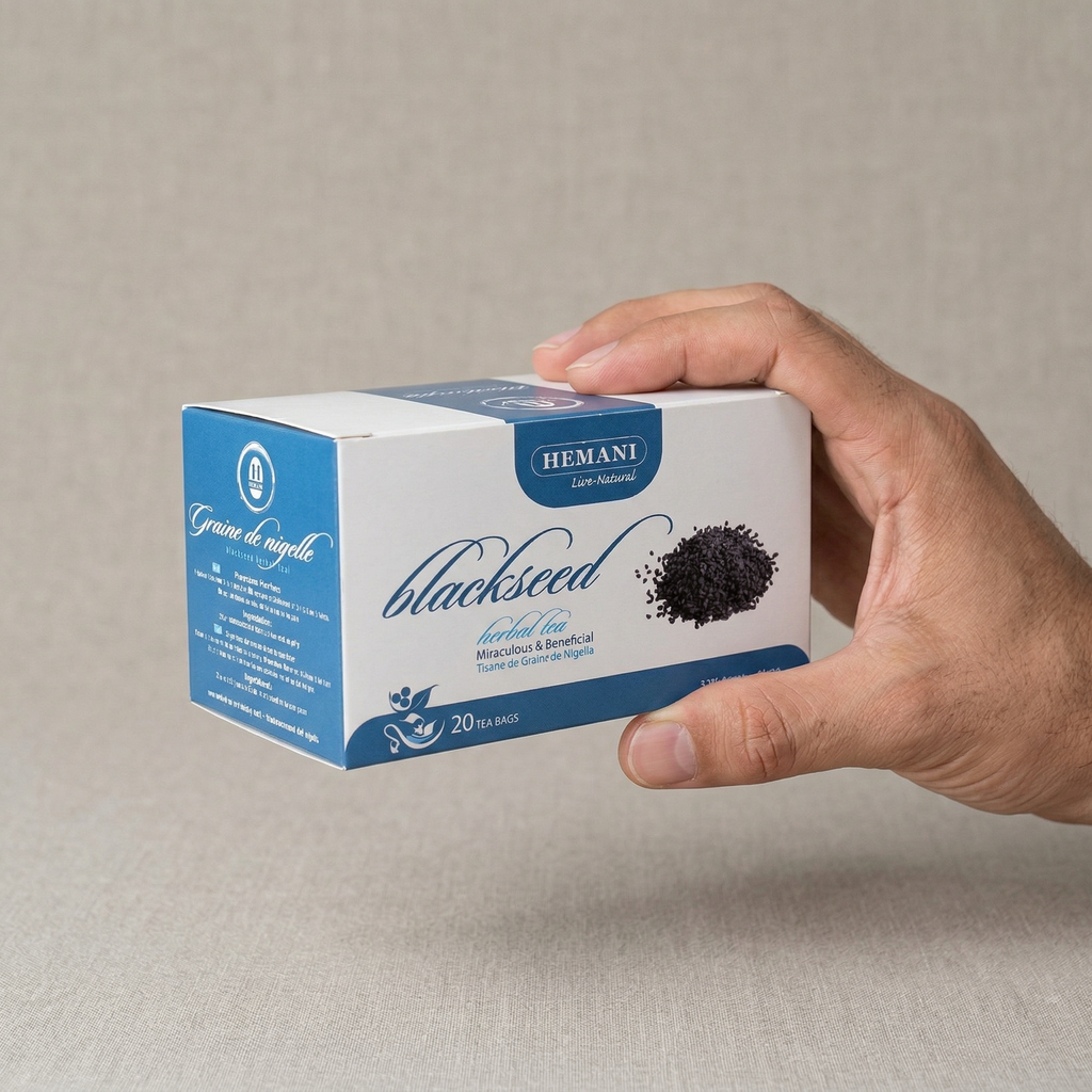 20 Tisanes à la Nigelle Hemani - Infusion en 20 Sachets