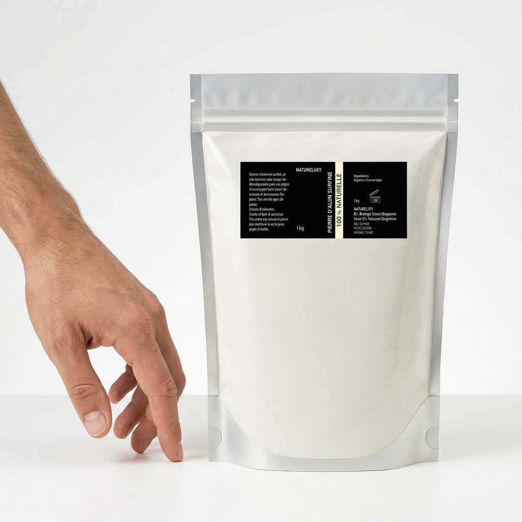 Poudre d’Alun Surfine 1 kg - Déodorant naturel au potassium d’alun