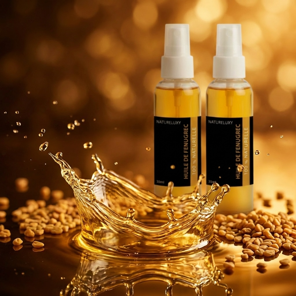 2 Flacons Huile de fenugrec 30mL Spray 100% Naturel