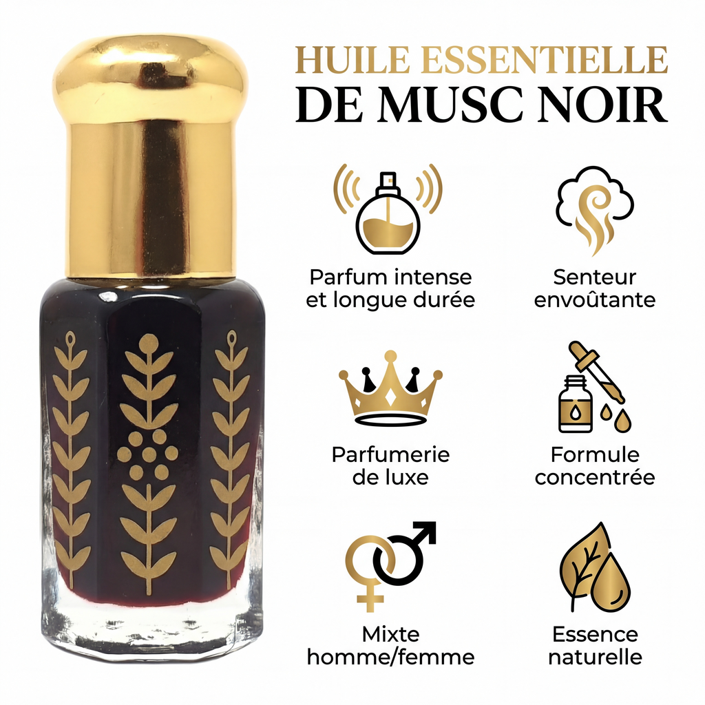 Huile essentielle de Musc Noir Black Musk 3 mL + Applicateur