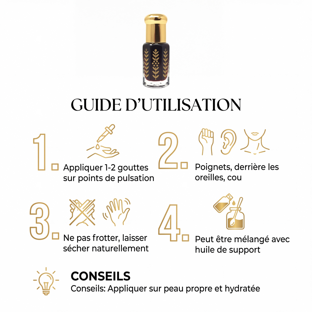 Huile essentielle de Musc Noir Black Musk 3 mL + Applicateur