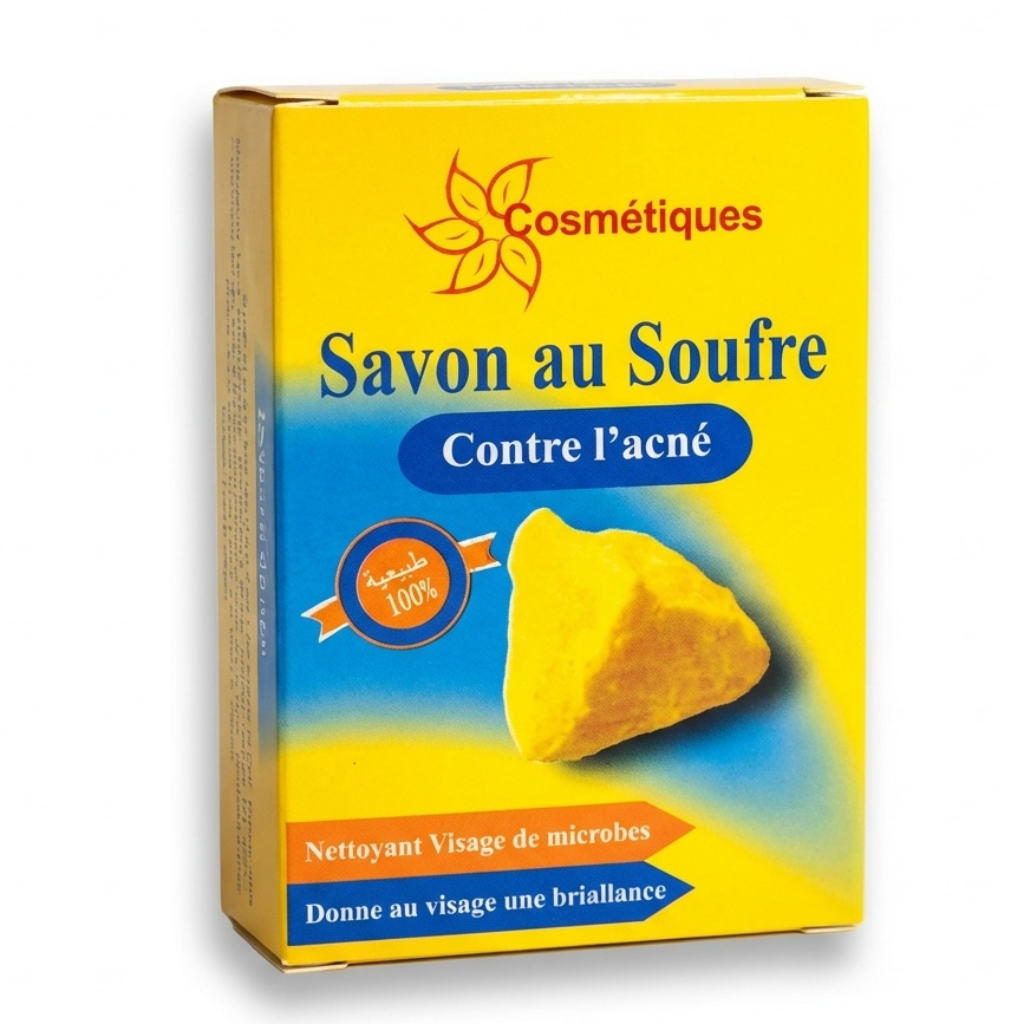 Savon au Soufre Fabio 80 g - Sans parfum