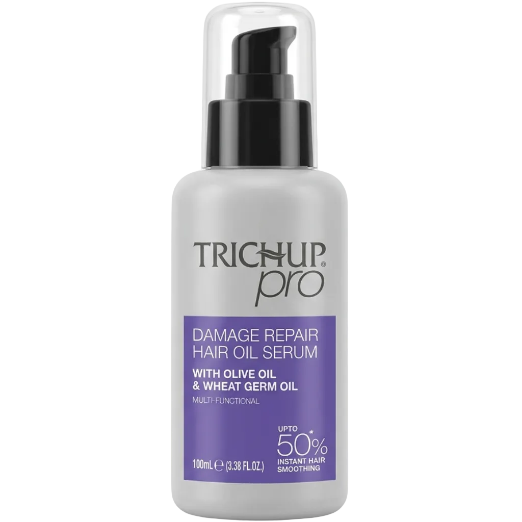 Sérum huile capillaire, Huile d’Olive & Germe de Blé, 100 ml - TRICHUP pro Damage Repair Hair Oil Serum
