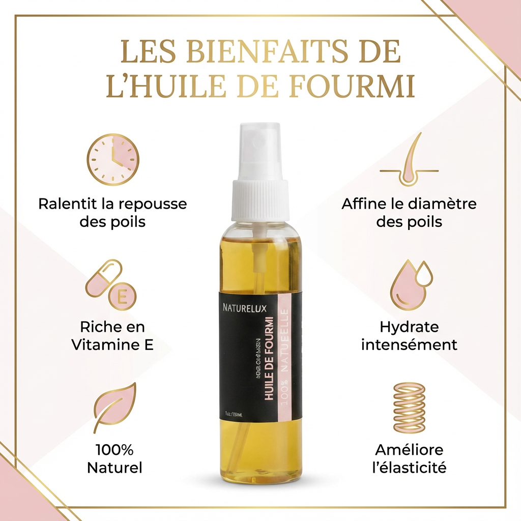 Ameisenöle gegen Haarwuchs 30 ml Spray Natureluxy