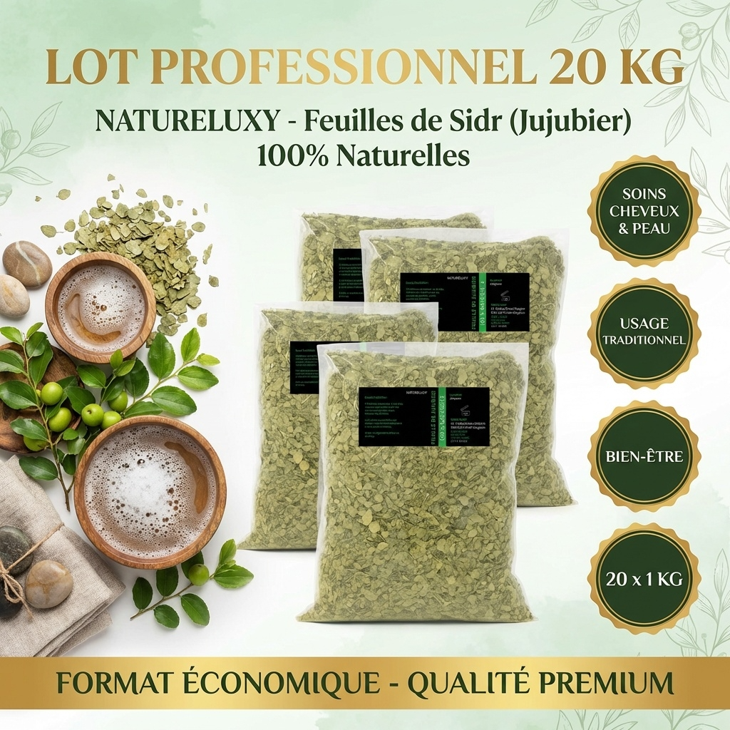 20Kg Feuille de Sidr (Jujubier) Naturelle