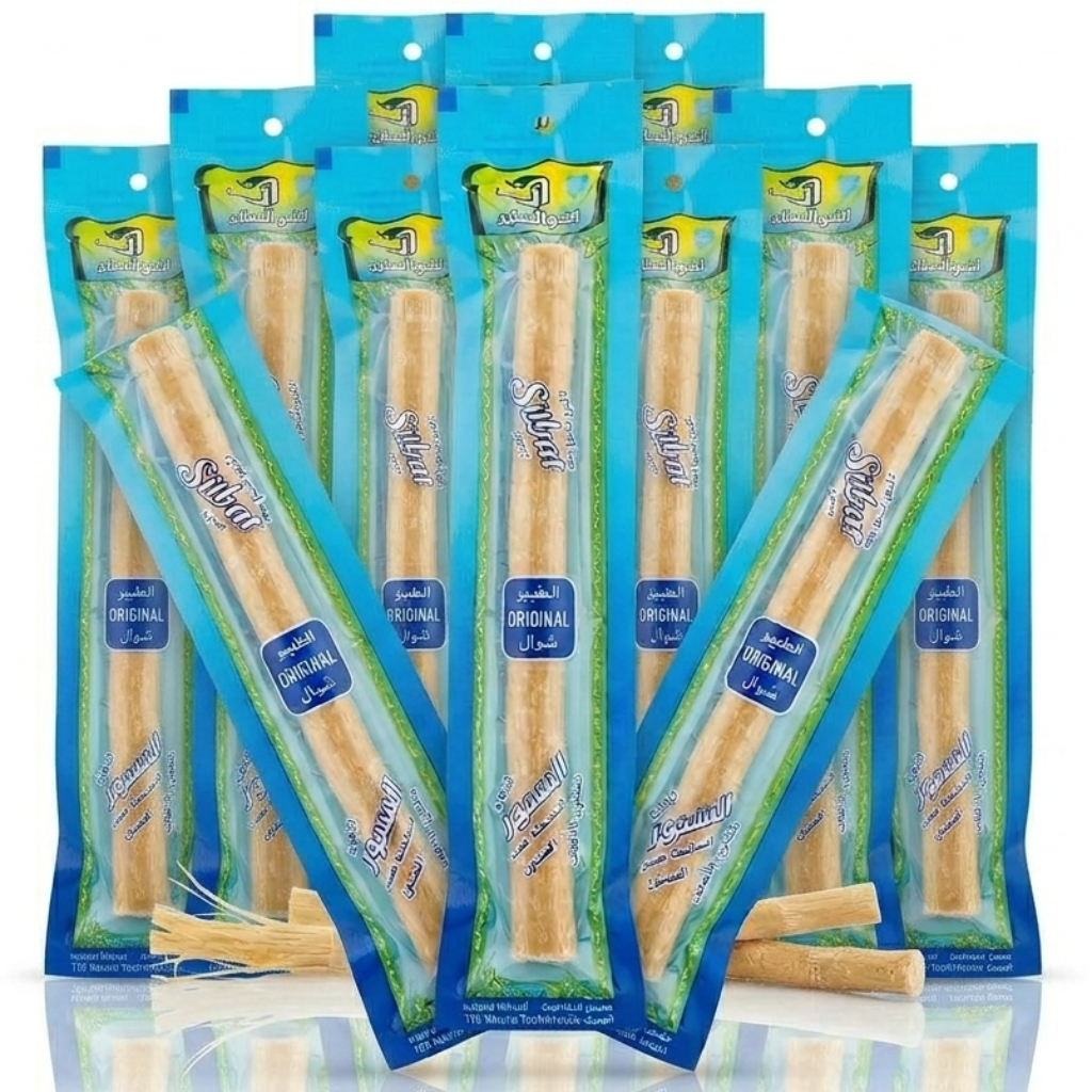 Lot de 10 Siwak Naturel Haute Qualité - Bâtons d'Arak